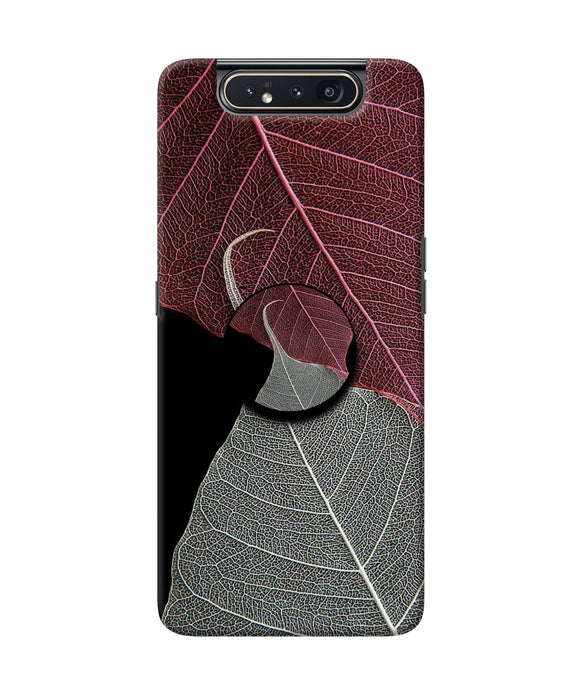 Leaf Pattern Samsung A80 Pop Case