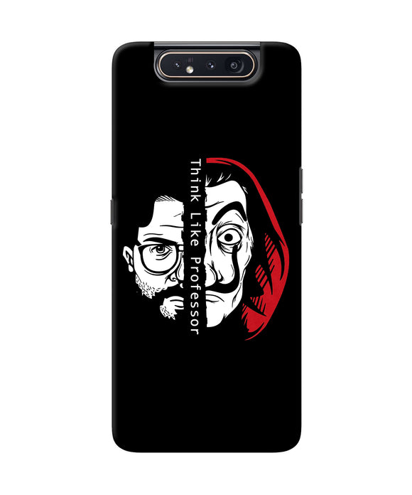 Money Heist Think Like Professor Samsung A80 Back Cover