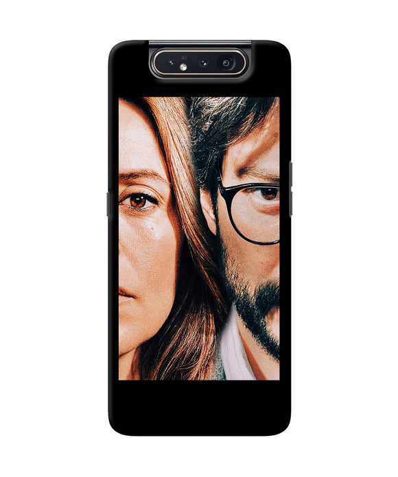 Money Heist Professor With Rachel Samsung A80 Back Cover