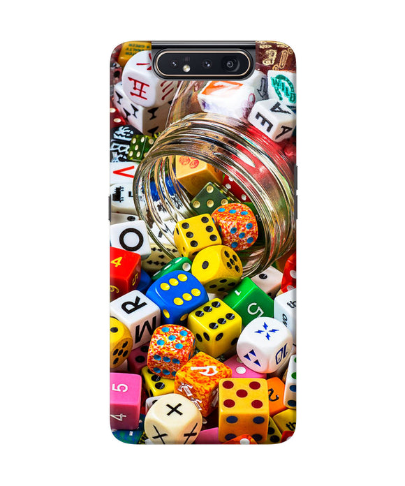 Colorful Dice Samsung A80 Back Cover