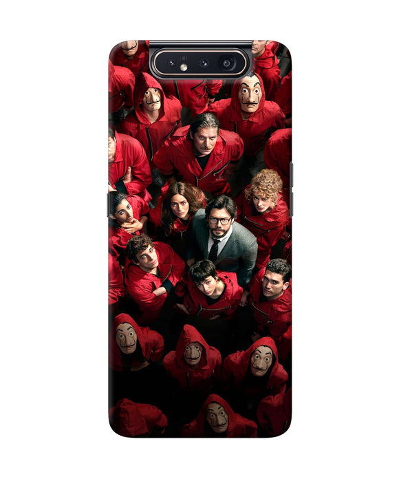 Money Heist Professor with Hostages Samsung A80 Back Cover