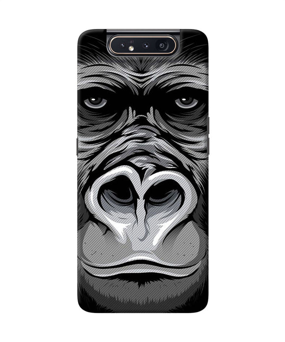 Black Chimpanzee Samsung A80 Back Cover