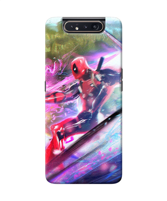 Deadpool Super Hero Samsung A80 Back Cover