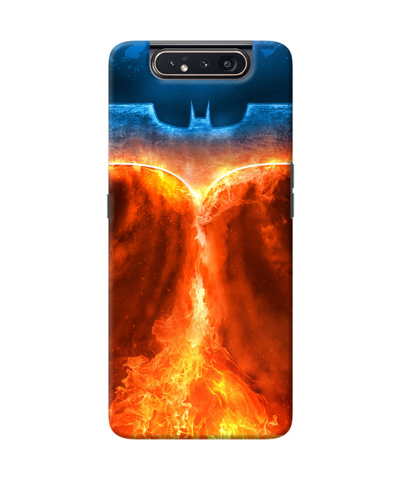Burning Batman Logo Samsung A80 Back Cover