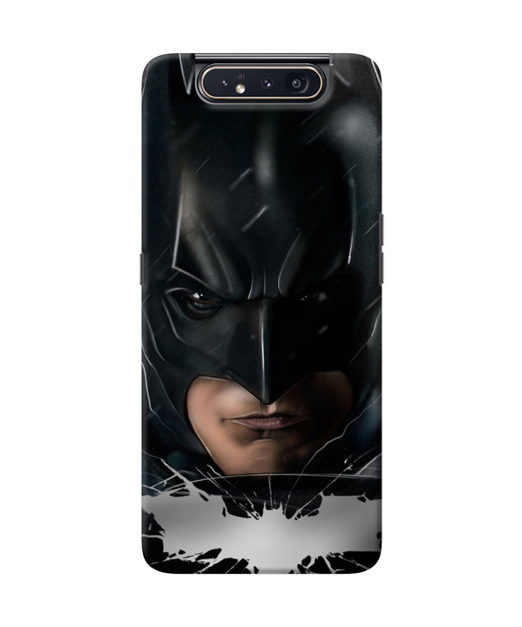 Batman Black Mask Samsung A80 Back Cover