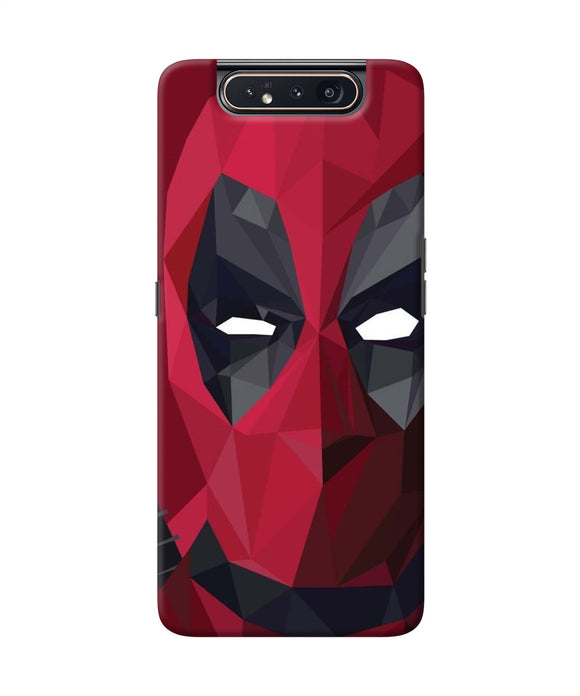 Abstract Deadpool Mask Samsung A80 Back Cover