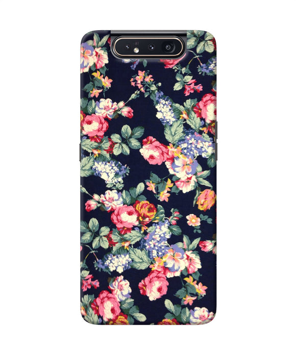 Natural Flower Print Samsung A80 Back Cover