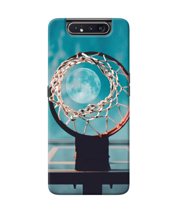 Basket Ball Moon Samsung A80 Back Cover