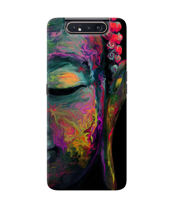 Buddha Face Painting Samsung A80 Back Cover