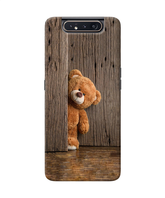 Teddy Wooden Samsung A80 Back Cover