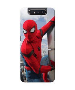 Spiderman On The Wall Samsung A80 Back Cover