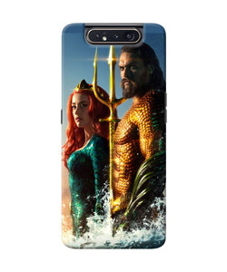 Aquaman Couple Samsung A80 Back Cover