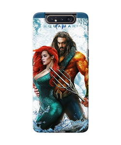 Aquaman Couple Water Samsung A80 Back Cover