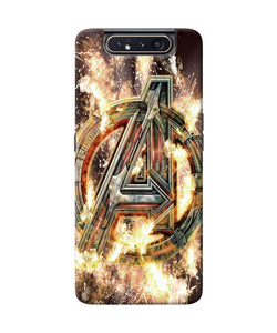 Avengers Burning Logo Samsung A80 Back Cover