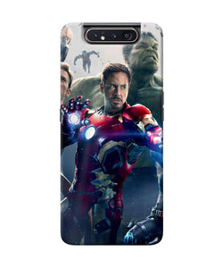 Avengers Space Poster Samsung A80 Back Cover