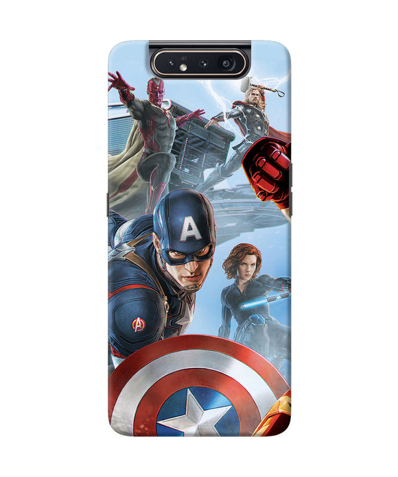 Avengers On The Sky Samsung A80 Back Cover