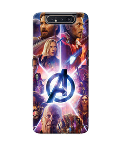 Avengers Poster Samsung A80 Back Cover