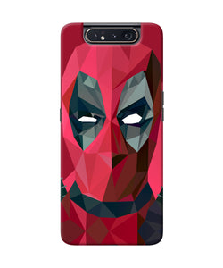 Abstract Deadpool Full Mask Samsung A80 Back Cover