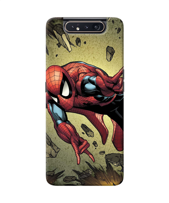 Spiderman On Sky Samsung A80 Back Cover