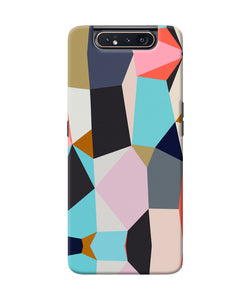 Abstract Colorful Shapes Samsung A80 Back Cover