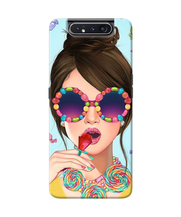 Fashion Girl Samsung A80 Back Cover