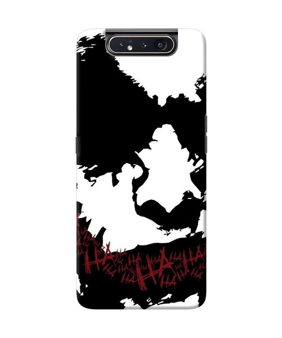 Black And White Joker Rugh Sketch Samsung A80 Back Cover