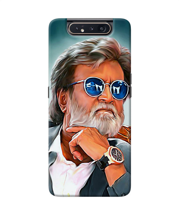 Rajnikant Painting Samsung A80 Back Cover