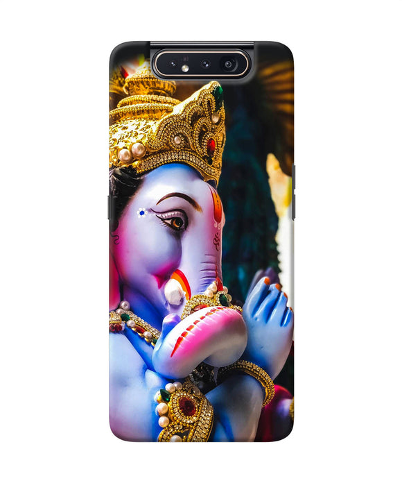 Lord Ganesh Statue Samsung A80 Back Cover