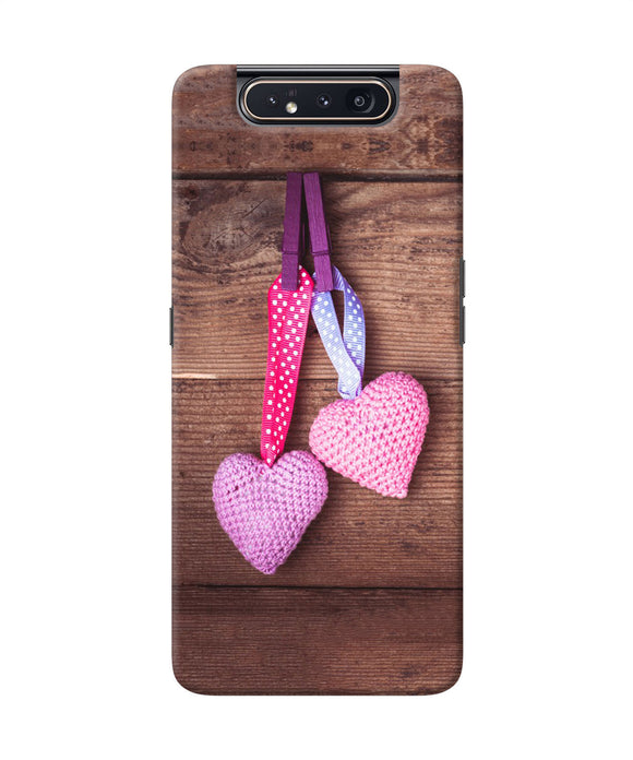 Two Gift Hearts Samsung A80 Back Cover