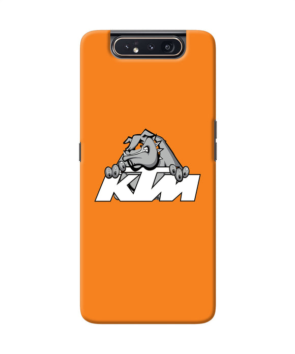 Ktm Dog Logo Samsung A80 Back Cover