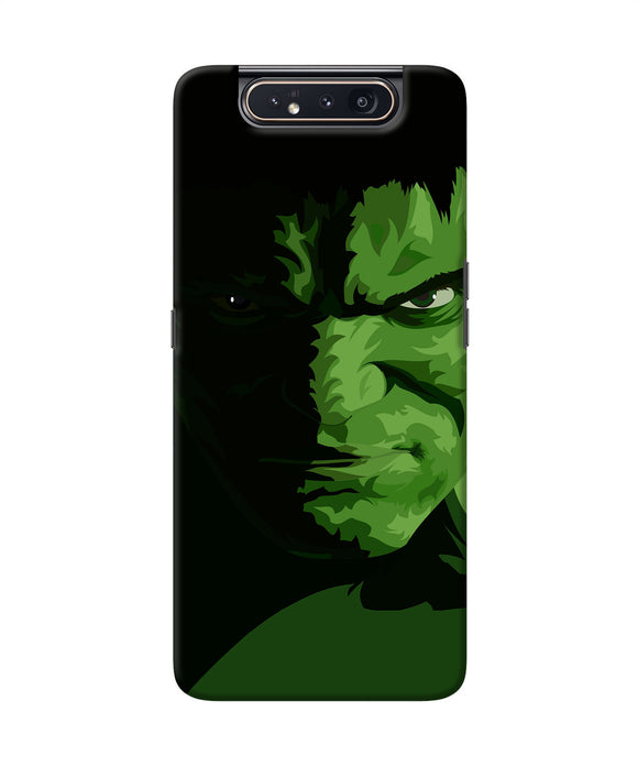 Hulk Green Painting Samsung A80 Back Cover
