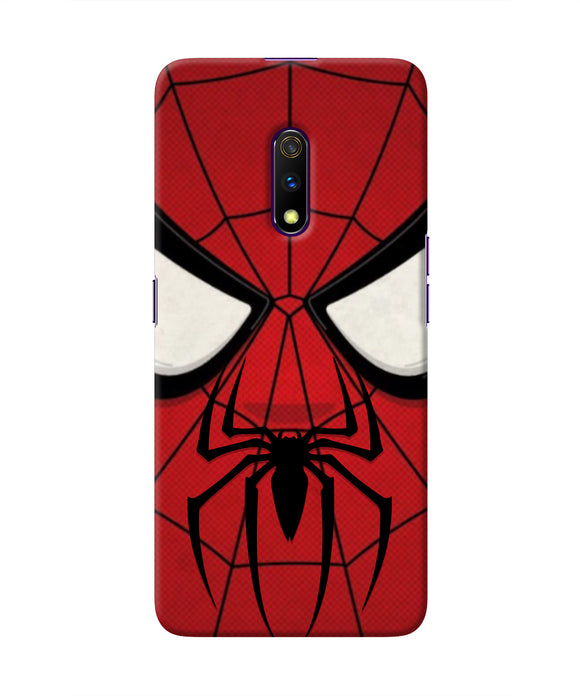 Spiderman Face Realme X Real 4D Back Cover