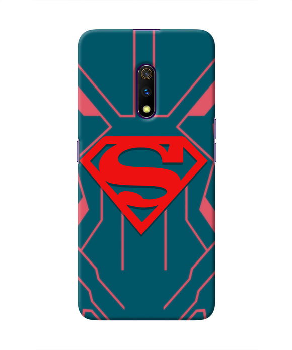 Superman Techno Realme X Real 4D Back Cover