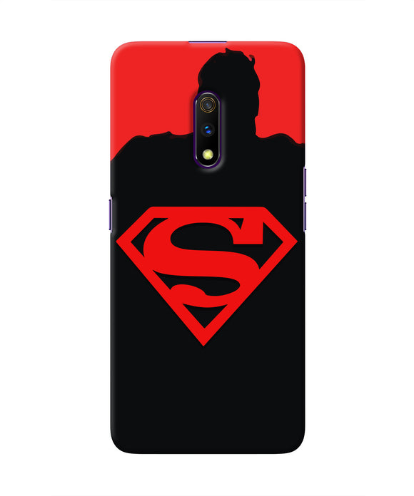 Abstract Silhouette Red Realme X Real 4D Back Cover