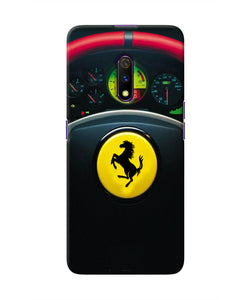 Ferrari Steeriing Wheel Realme X Real 4D Back Cover