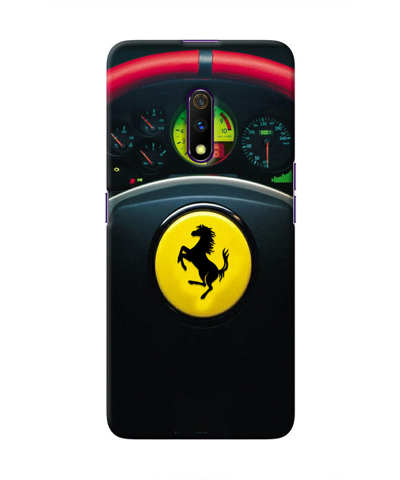 Ferrari Steeriing Wheel Realme X Real 4D Back Cover