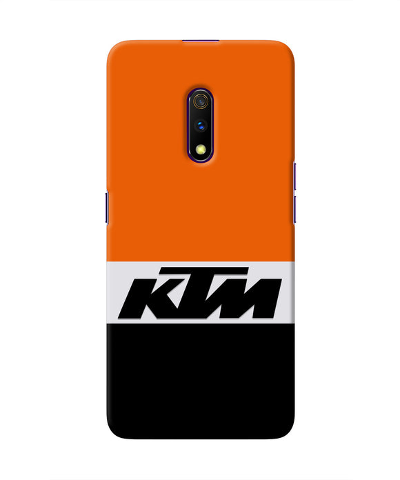 KTM Colorblock Realme X Real 4D Back Cover