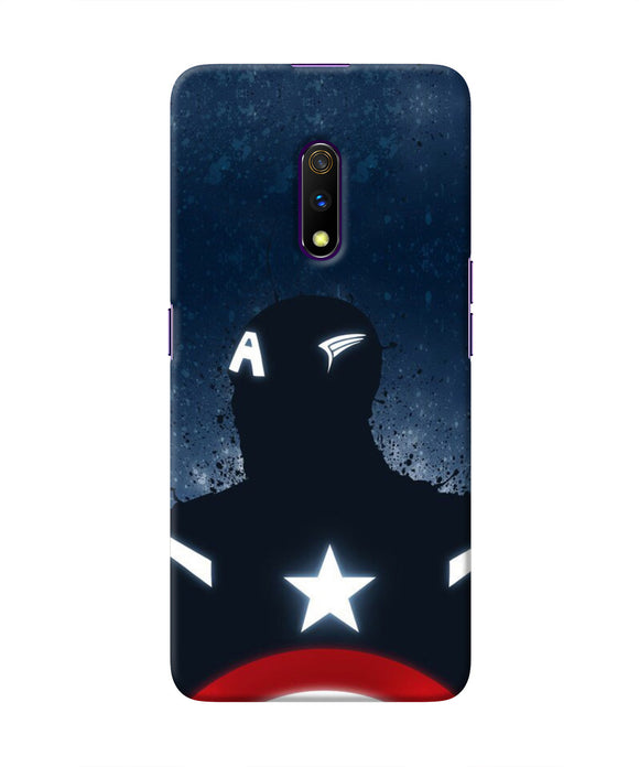 Captain america Shield Realme X Real 4D Back Cover