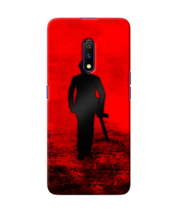 Rocky Bhai with Gun Realme X Real 4D Back Cover