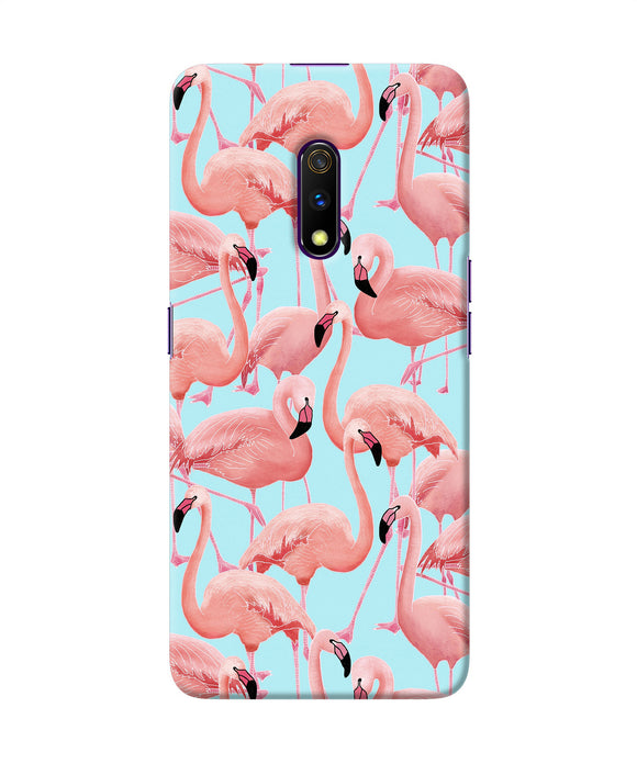 Abstract Sheer Bird Print Realme X Back Cover