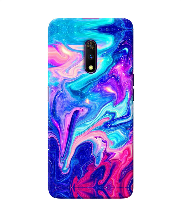 Abstract Colorful Water Realme X Back Cover