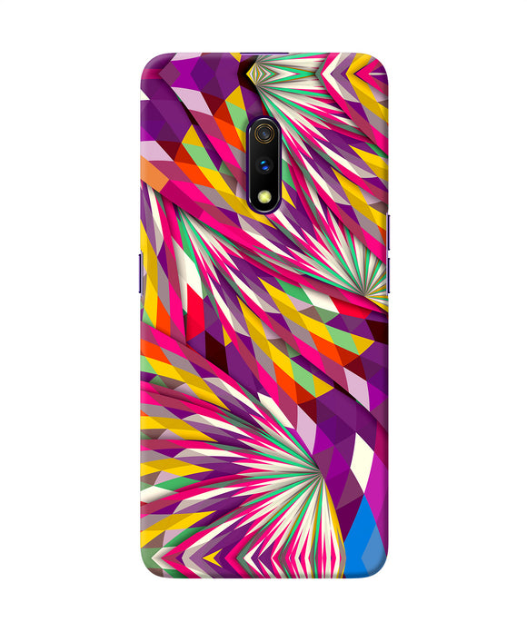 Abstract Colorful Print Realme X Back Cover