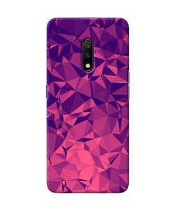 Abstract Red Blue Shine Realme X Back Cover