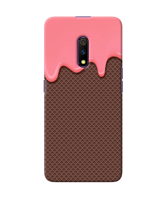 Waffle Cream Biscuit Realme X Back Cover