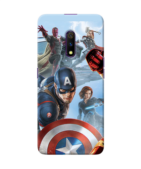 Avengers On The Sky Realme X Back Cover