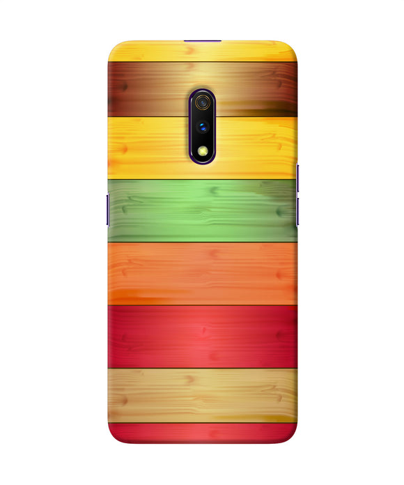 Wooden Colors Realme X Back Cover