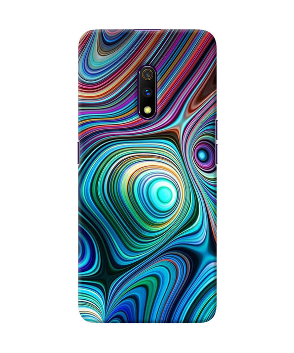 Abstract Coloful Waves Realme X Back Cover