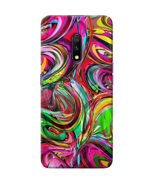 Abstract Colorful Ink Realme X Back Cover