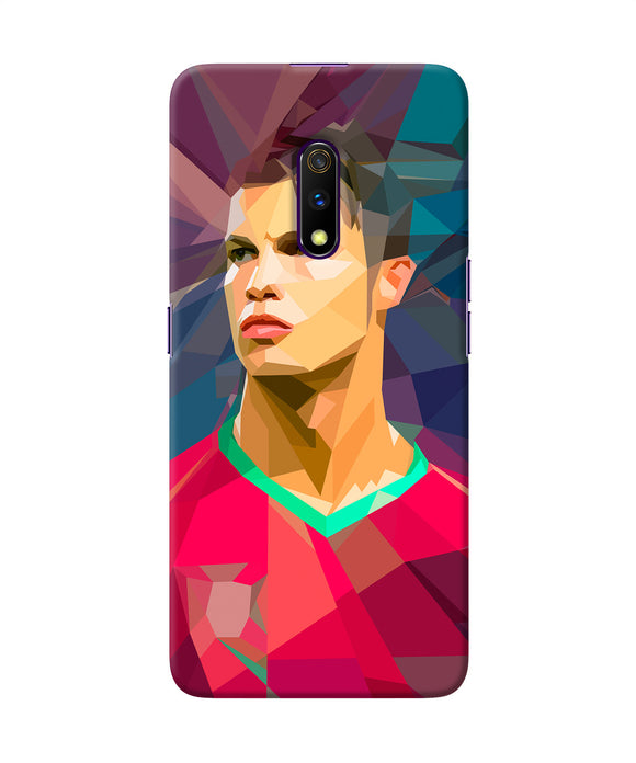 Abstract Ronaldo Realme X Back Cover