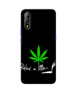 Weed Relax Quote Vivo S1/Z1x Real 4D Back Cover